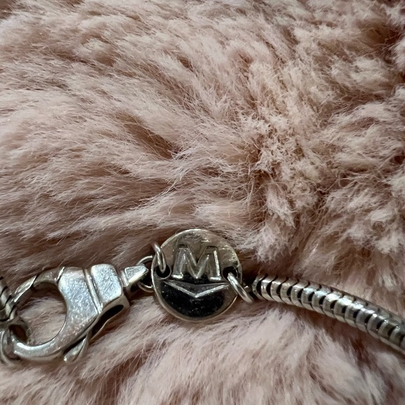COPY - Movado Watch Pendant Necklace - 18K White Gold Snake chain- RARE COLLECT… - Picture 5 of 5